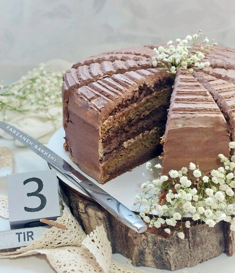 عکس کیک موکای تولدم
