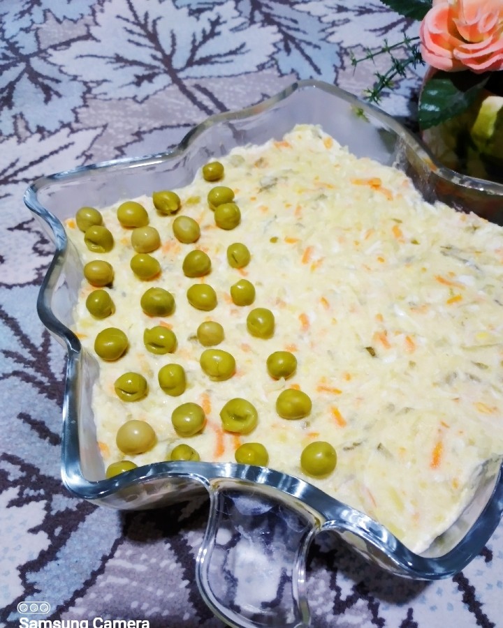 سالاد الویه مرغ