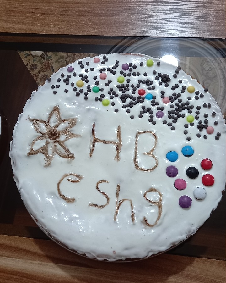 کیک تولد موزی به مناسبت تولد همسرجان???