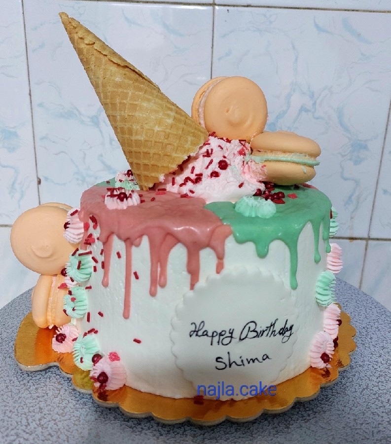 کیک سفارشی تولد