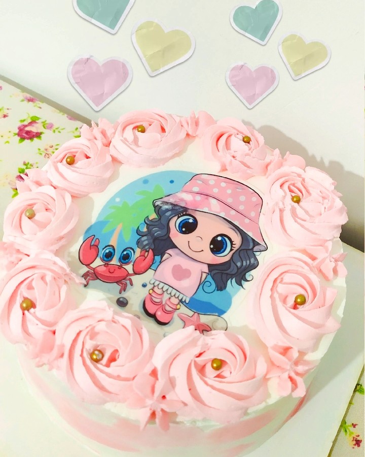 عکس کیک تولد دخترونه