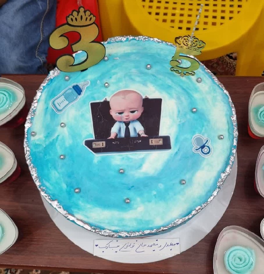 کیک تولد پسرای گلم
