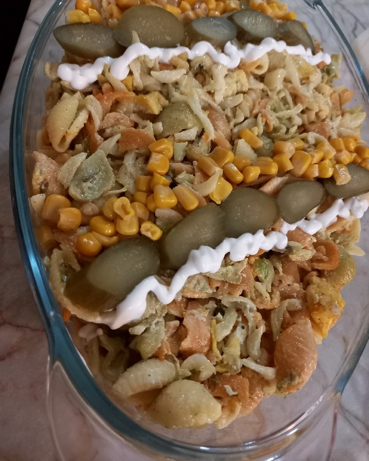 عکس سالاد ماکارانی