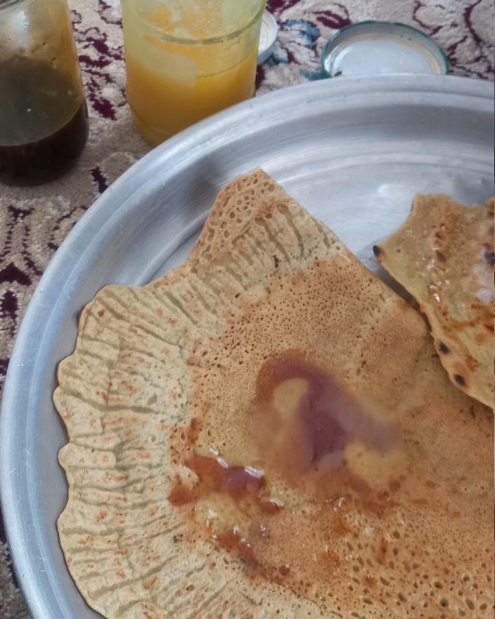 عکس چزنک با روغن حیوانی وشیره خرما (مخصوص لرستان)