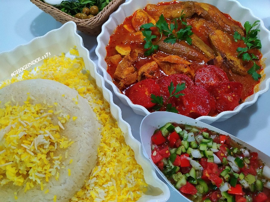 عکس خورشت کدوبادمجان