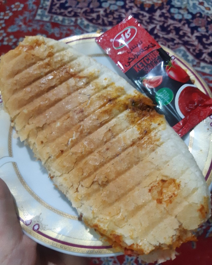 پنینی گوشت و قارچ