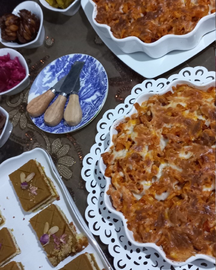 عکس ♡ماکارونی پیتزایی مجلسی♡