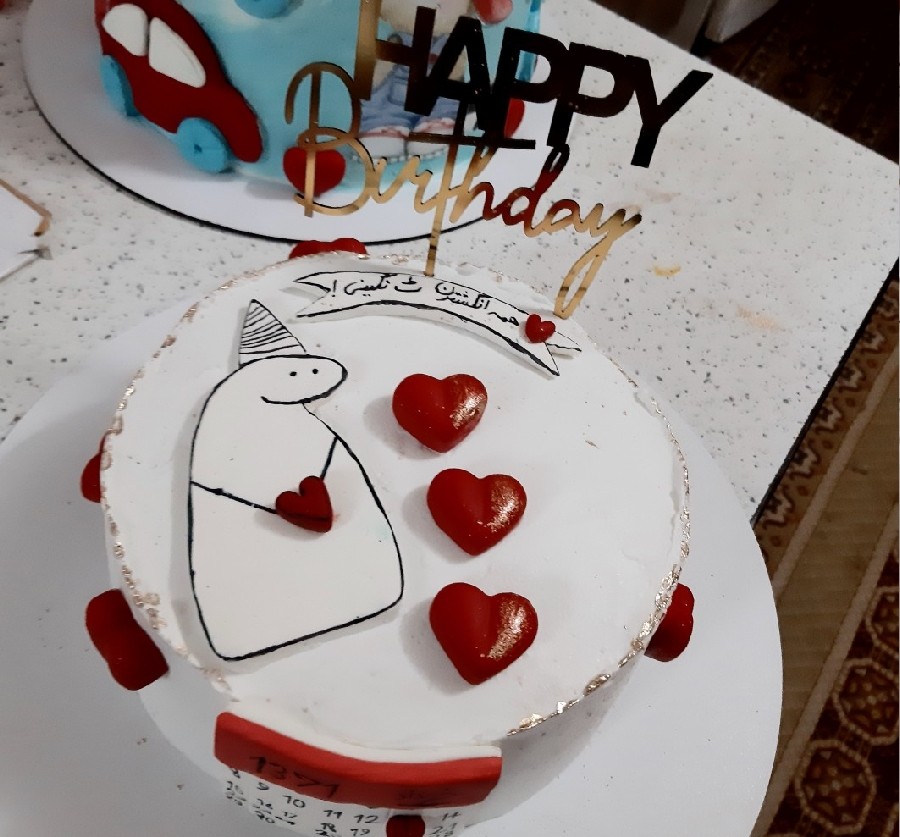 کیک تولد برای همسر جانم