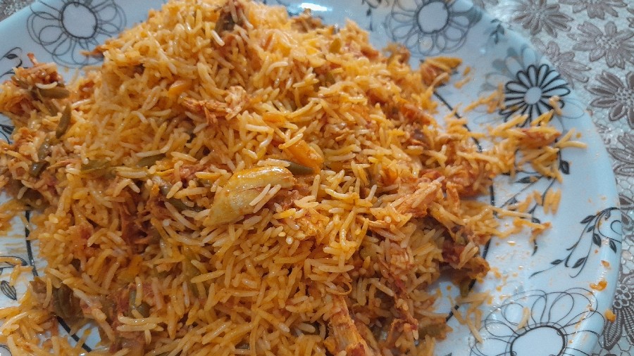 عکس لوبیا پلو