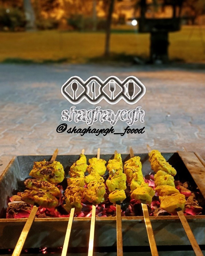 جوجه زعفرانی طعم دار خوش عطر دستور متنی کپشن