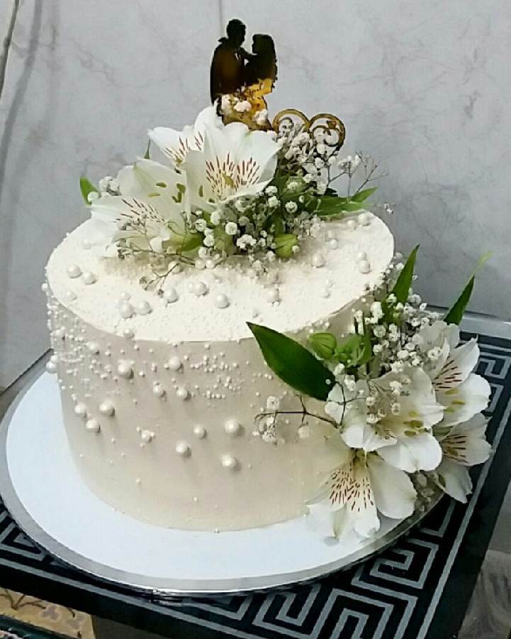 عکس کیک جشن عقد خواهرزاده گلم