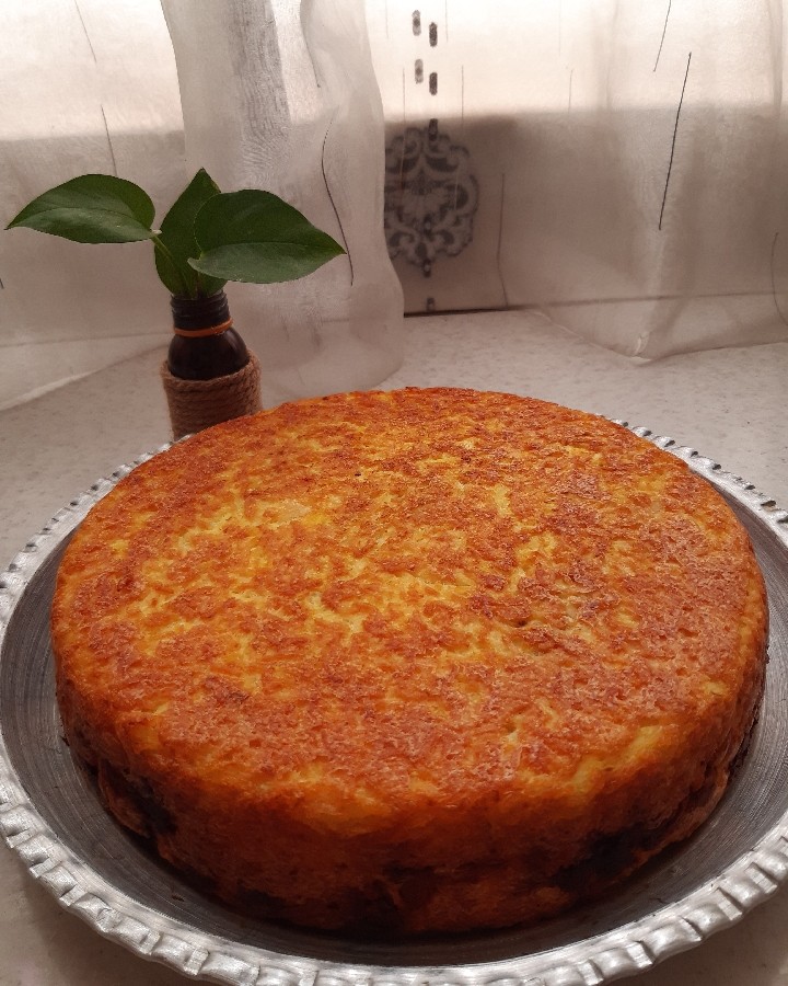 عکس ته چین مرغ و بادنجون