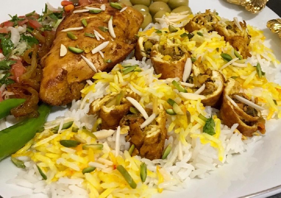 سینه مرغ شکم پر (سینه مرغ پرشده)