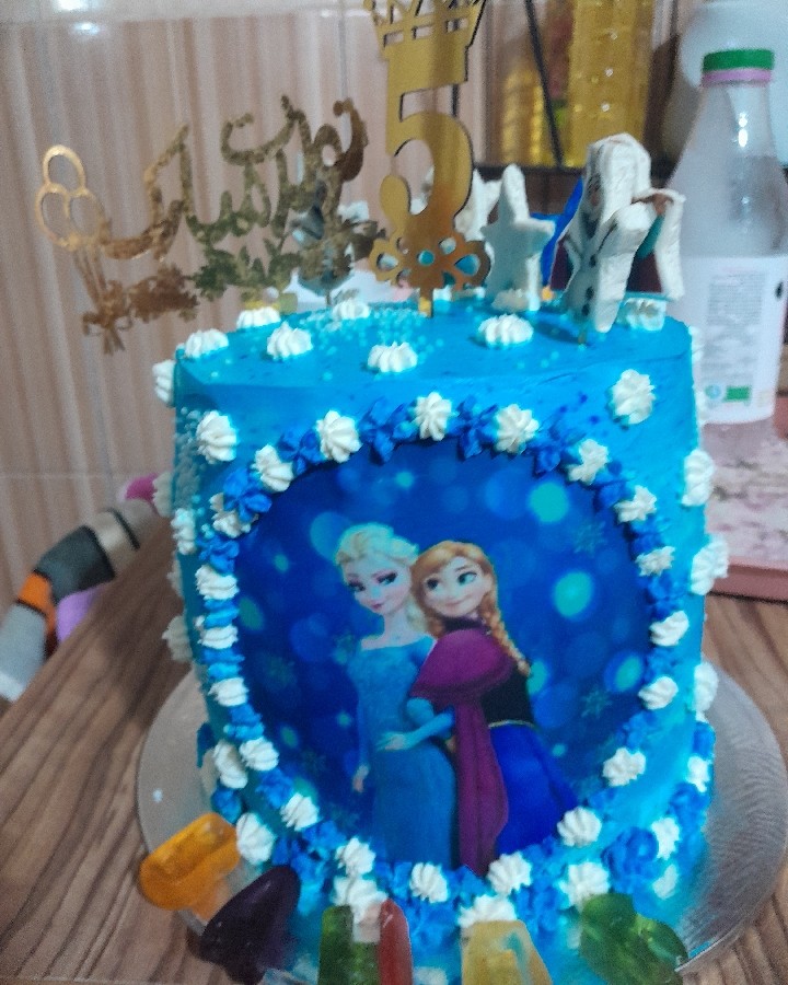 عکس کیک تولد ۵ سالگی دخترم 