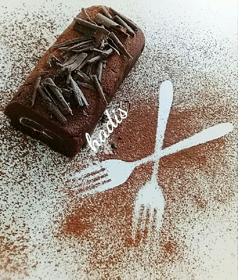 عکس رول کیک شکلاتی 