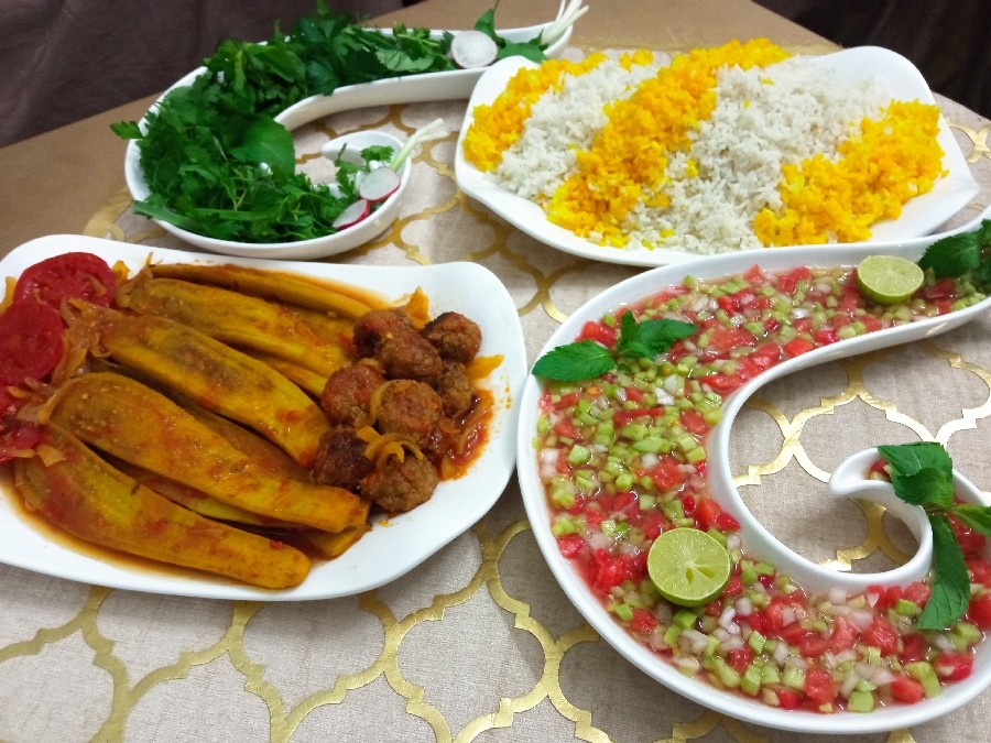 عکس مشته بادمجان