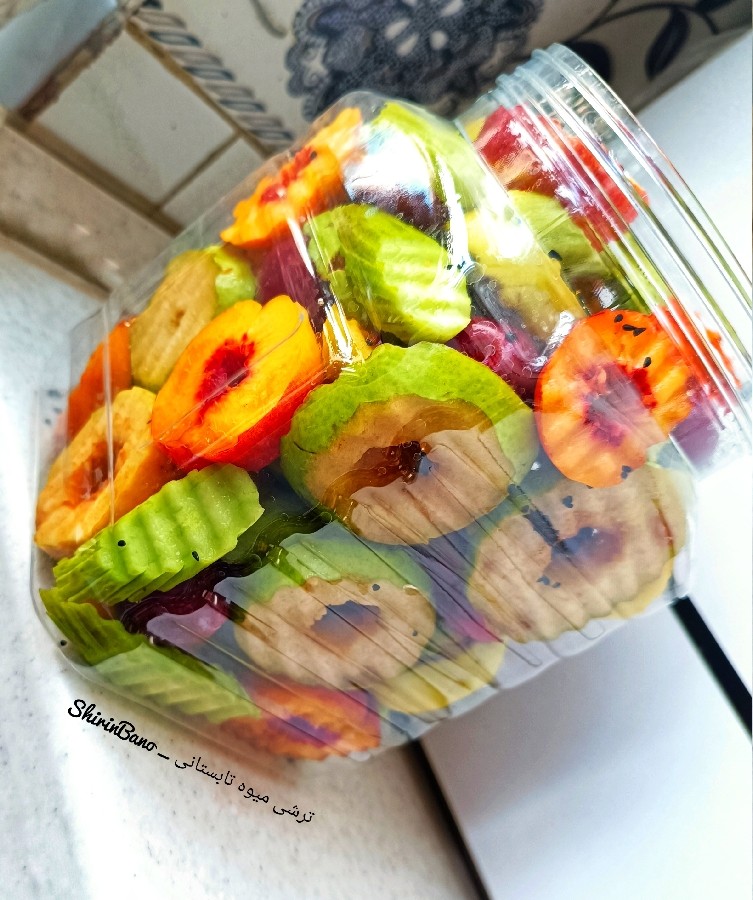 ترشی میوه تابستانی