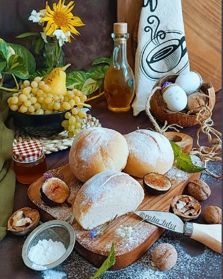 عکس نان صبحانه ی فرانسوی