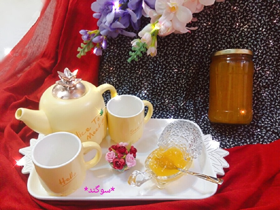 مربای خربزه بدون آهک