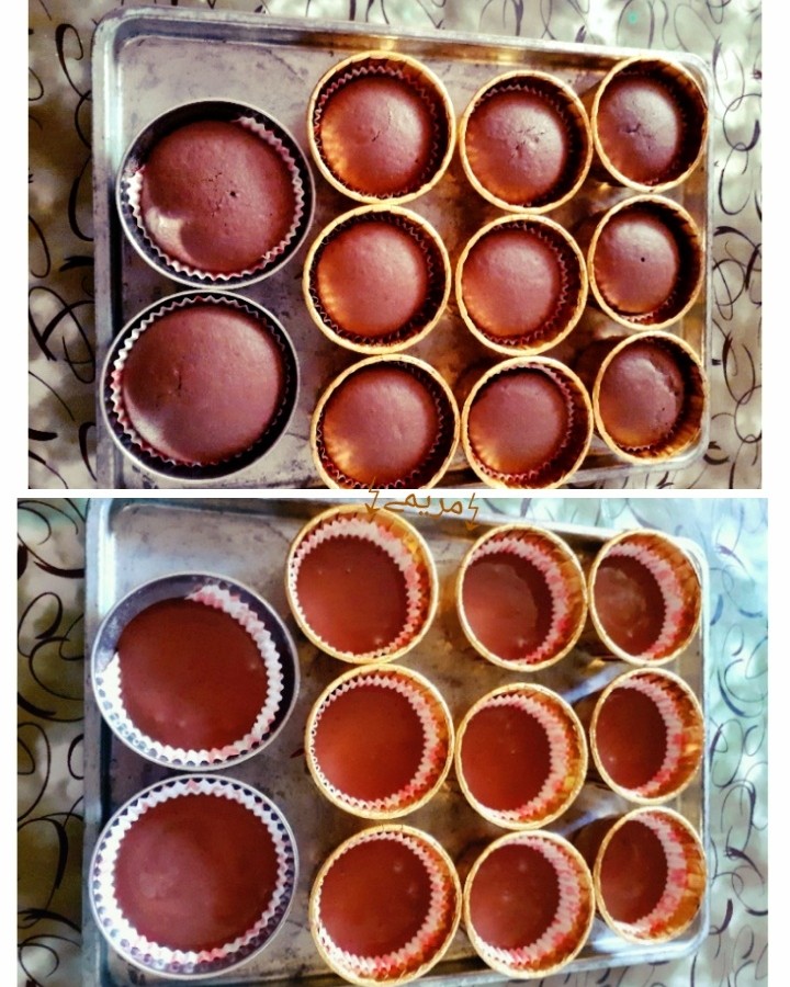 عکس کیک شکلاتی ساده