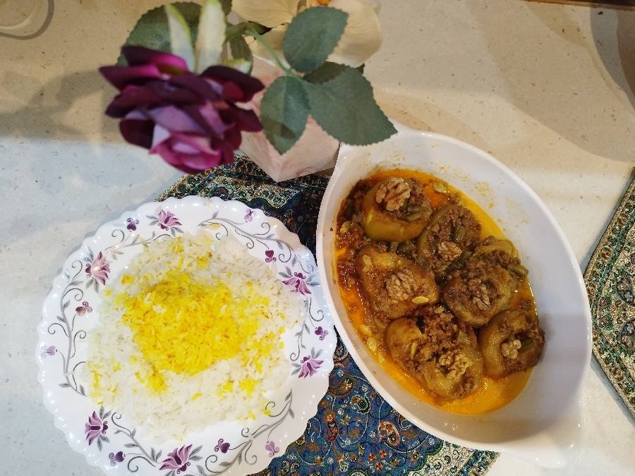 عکس خورشت کدو