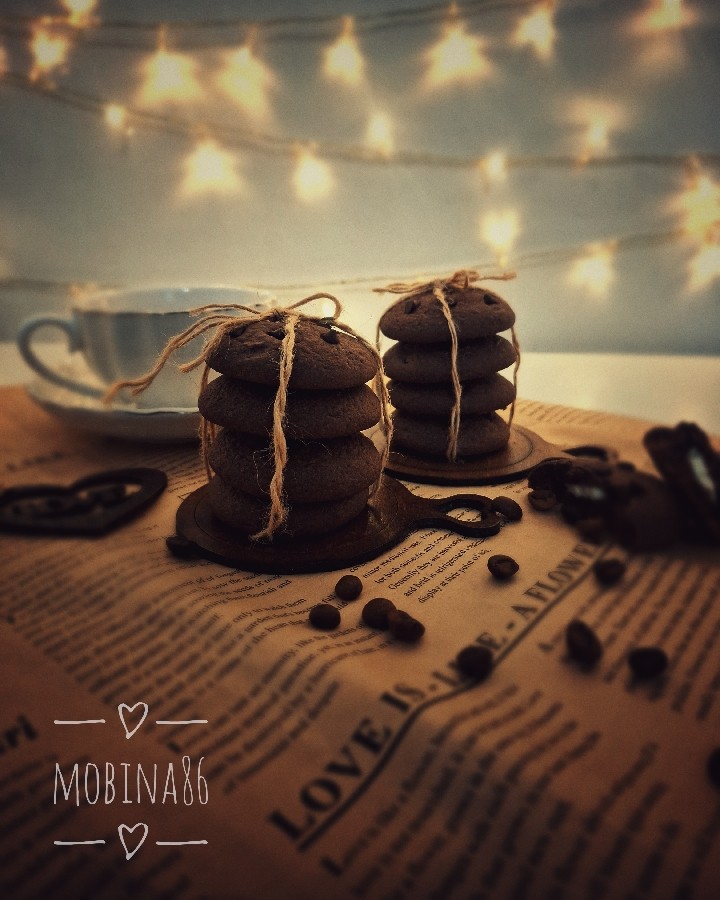 عکس کوکی شکلاتی ساده