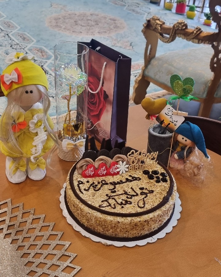 عکس کیک تولدم هدیه ی همسرم بماندیادگاری