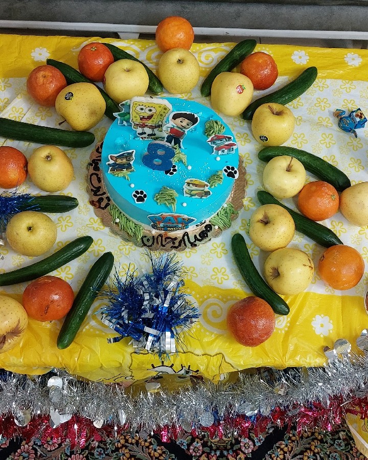 عکس میزتولدپسرم