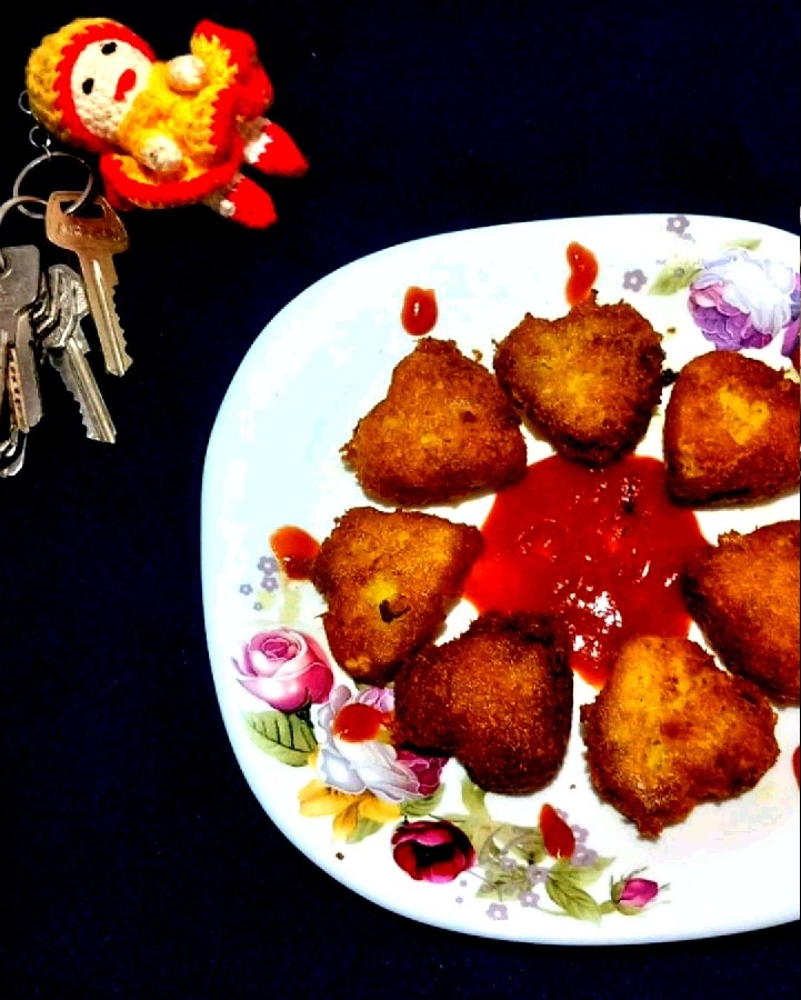 کوکو سیب زمینی قلبی