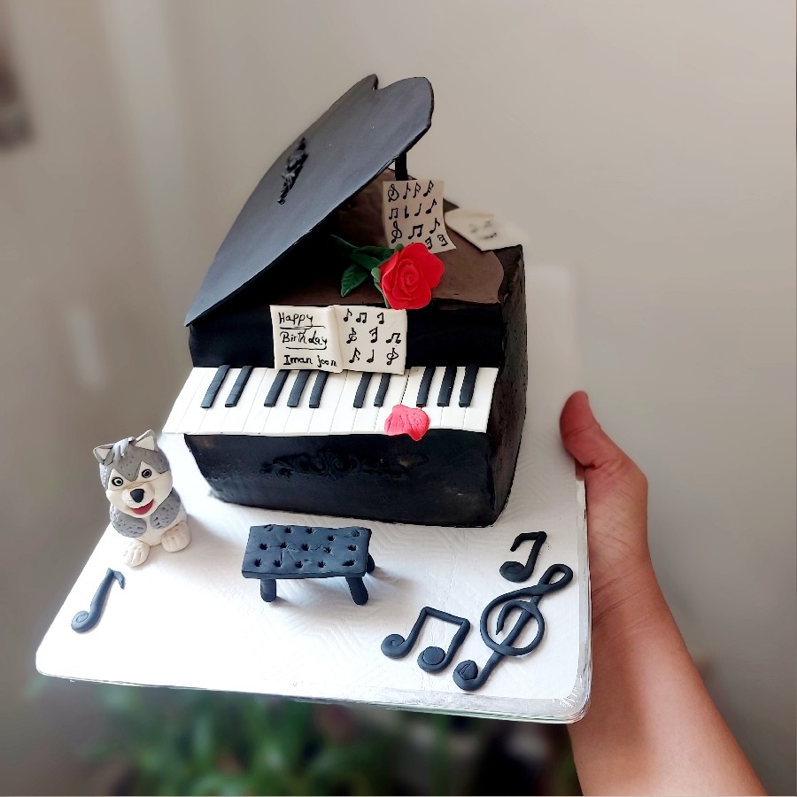 عکس کیک پیانو