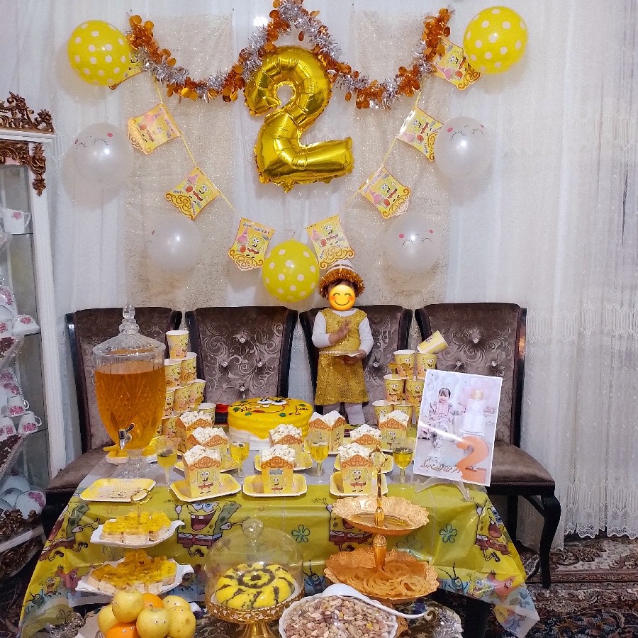 میز تولد دخترم