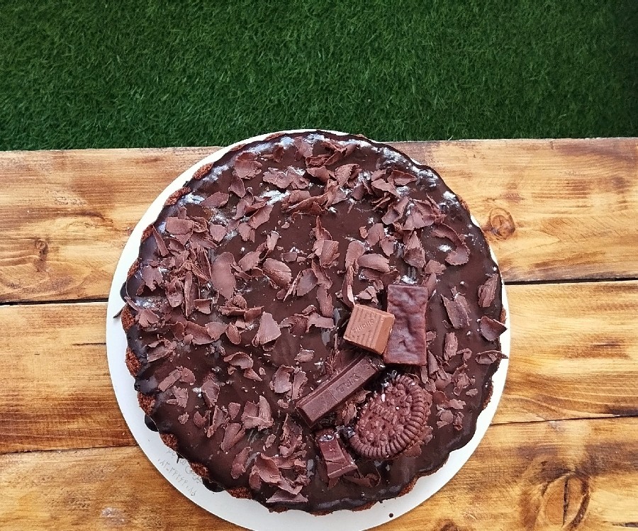 عکس کیک کاپوچینو گردویی