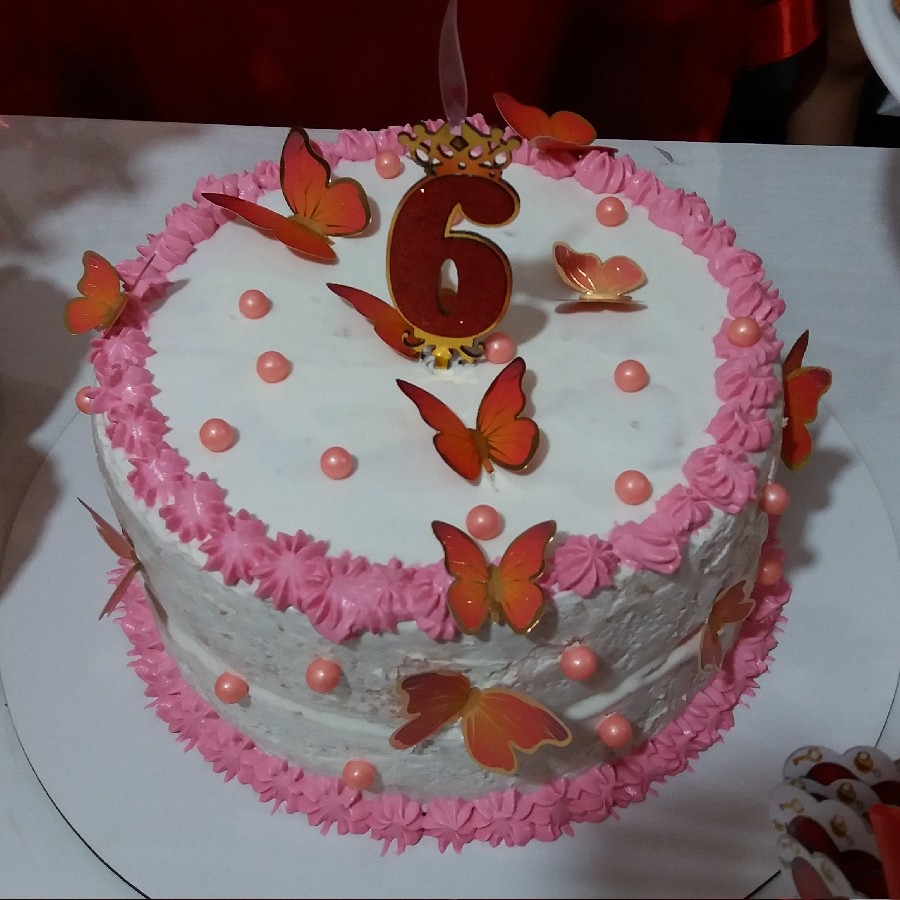 کیک تولد ۶ سالگی دخترم سودا