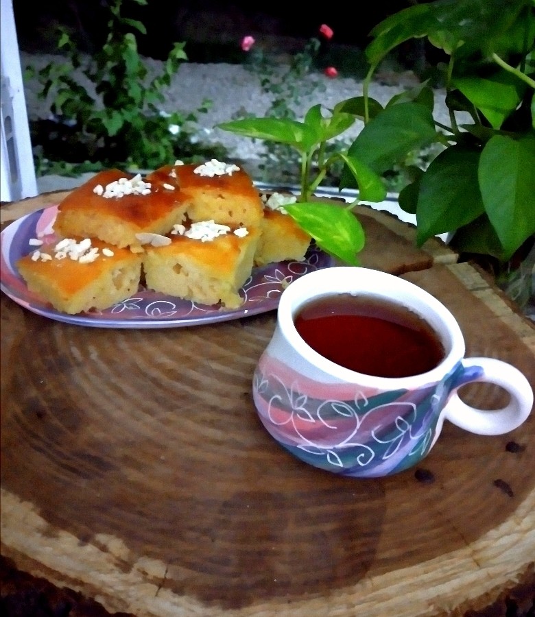 عکس کیک شربتی شیرازی