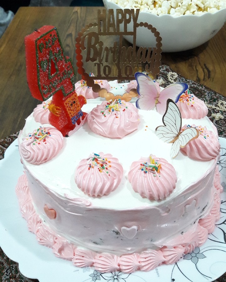 عکس کیک تولد دختر قشنگم?
