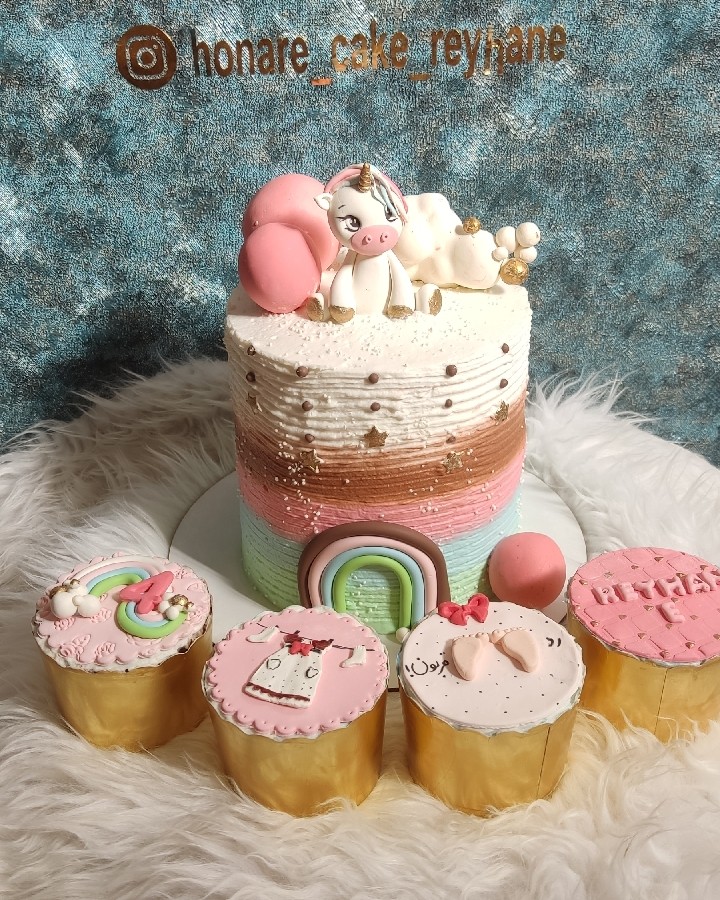 عکس کیک تولد دختر قشنگم 