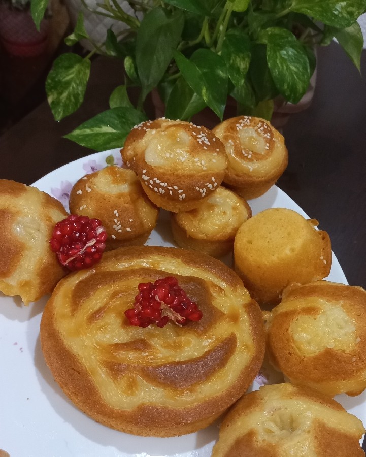 عکس کاپ کیک کرمی