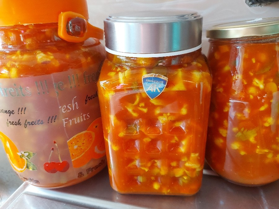 عکس ترشی سالاد گوجه
