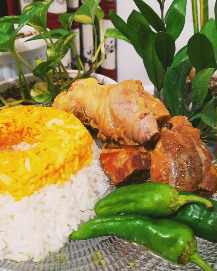 عکس چلو گوشت خفن طوری ???