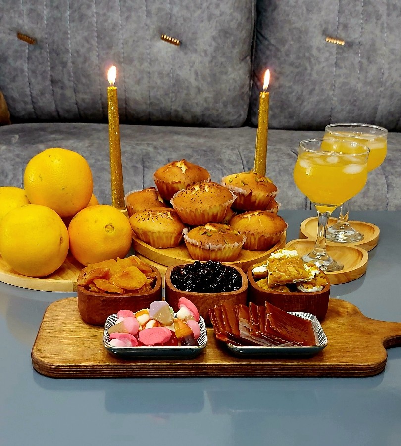 عکس کاپ کیک پرتقالی ❤️❤️