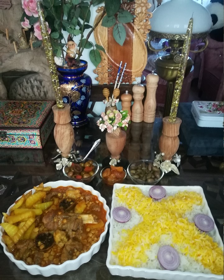 عکس چلو قیمه.