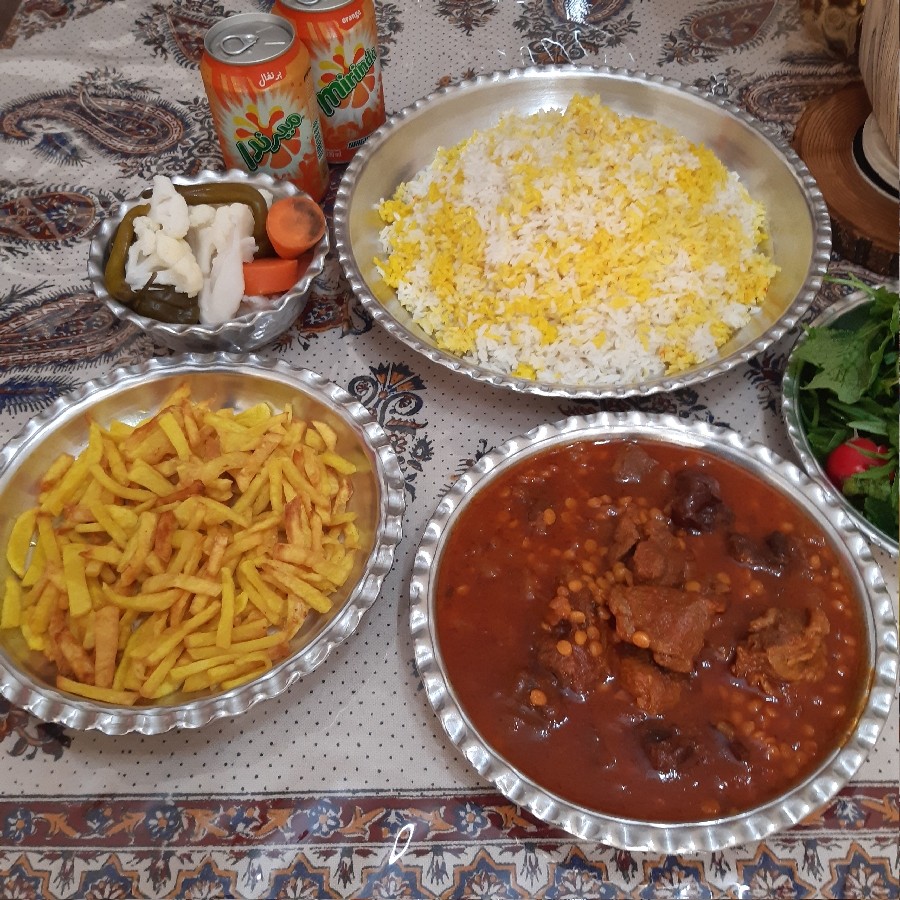 عکس خورشت قیمه آلو