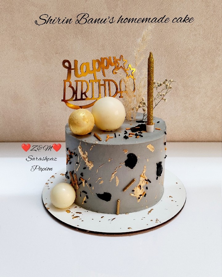 عکس کیک اسفنجی مردانه