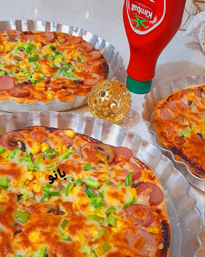 عکس پیتزا،بانوپز 