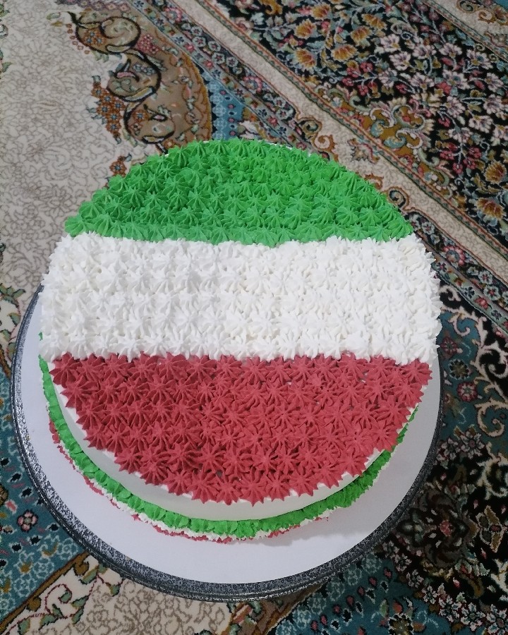 کیک پرچم ایران 