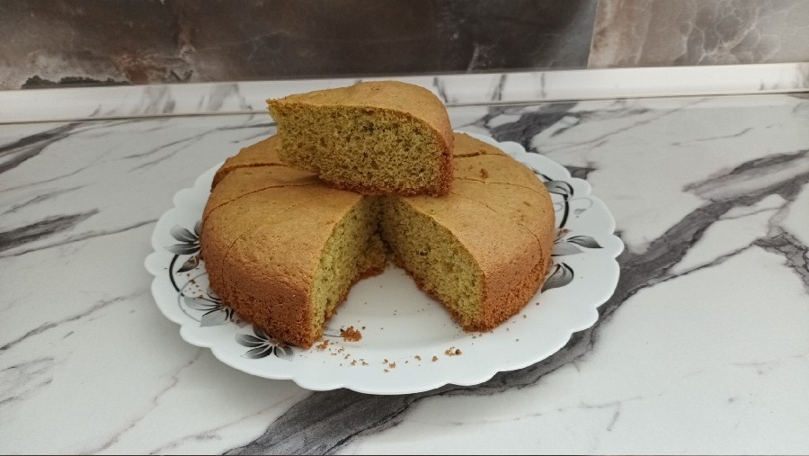 عکس کیک گل و پسته