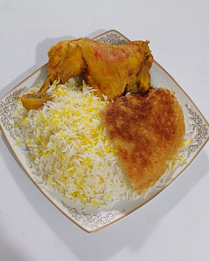 عکس چلو مرغ