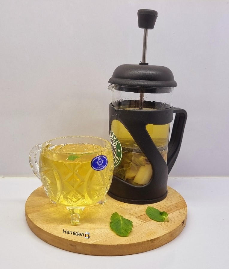 دمنوش به و نعنا❤️