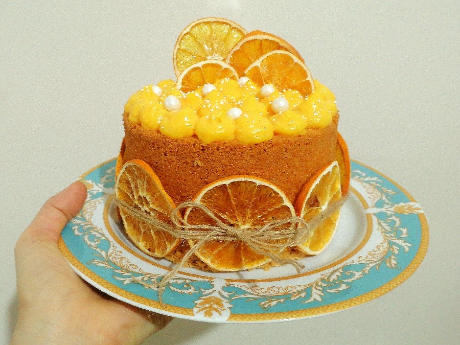 کیک موز و پرتقال
