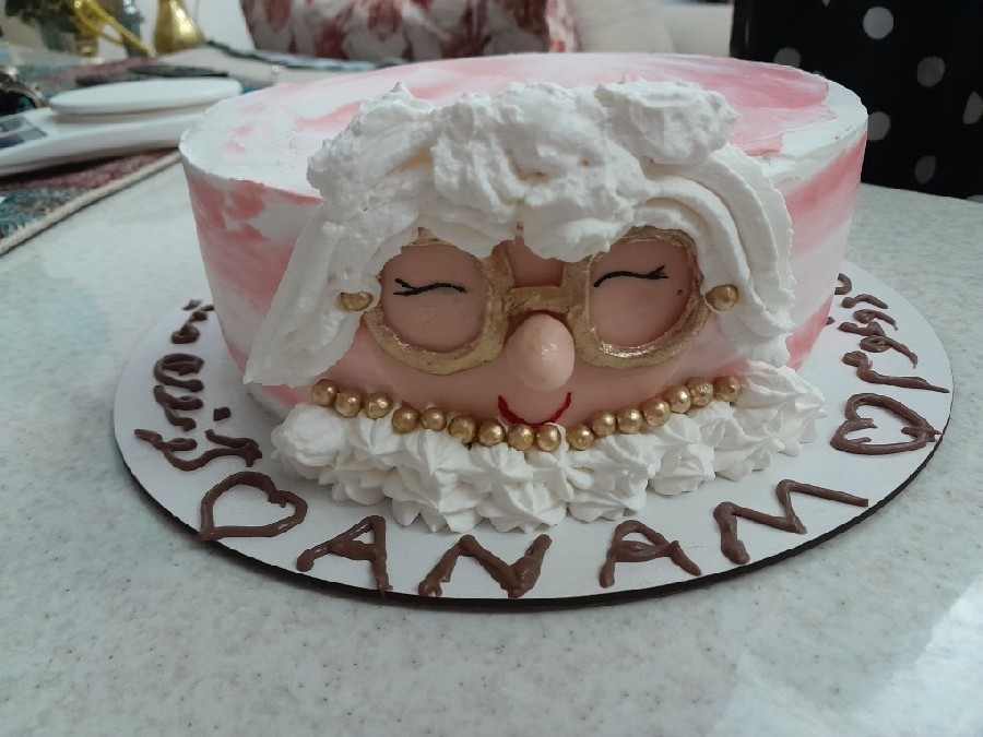 کیک تولد مادر بزرگم